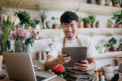 Young Businessman Relaxed At Work Young Businessman Relaxed At Work